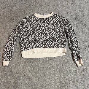 Z Supply Leopard Print Sweater